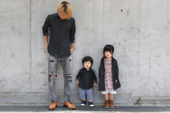 岡山県産デニム＊6ozデニムシャツ 2枚目の画像