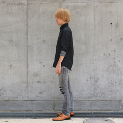 岡山県産デニム＊6ozデニムシャツ 3枚目の画像