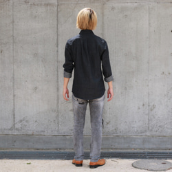 岡山県産デニム＊6ozデニムシャツ 4枚目の画像