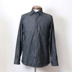岡山県産デニム＊6ozデニムシャツ 5枚目の画像