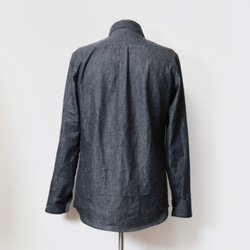 岡山県産デニム＊6ozデニムシャツ 7枚目の画像