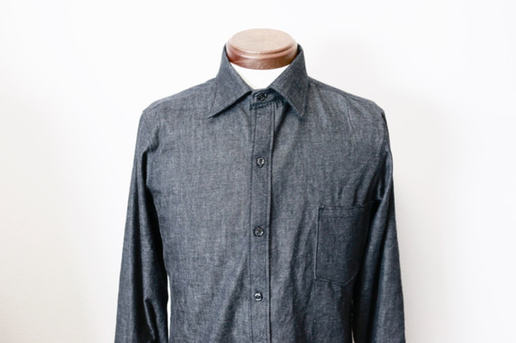 岡山県産デニム＊6ozデニムシャツ 8枚目の画像