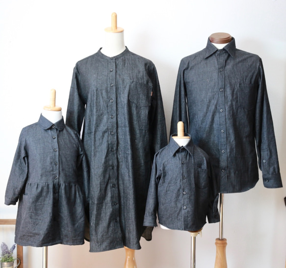 岡山県産デニム＊6ozデニムシャツ 10枚目の画像
