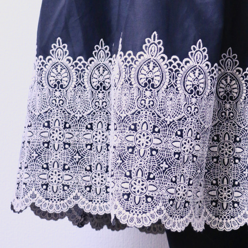 スカラップレース刺繍スカート フレアスカート Areu 通販 スカラップレース刺繍スカート フレアスカート Areu 通販