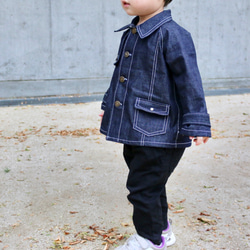 岡山県産デニムのデニムジャケット 1枚目の画像