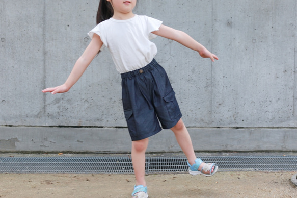 Okayama Denim Kids Safari 褲子 第5張的照片