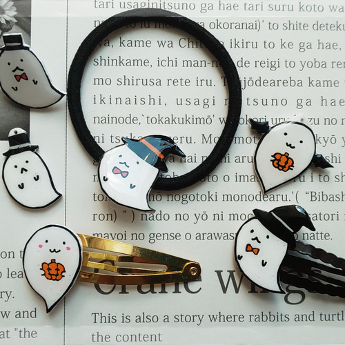 ハロウィン＊おばけちゃんヘアアクセサリー その他ヘアアクセサリー