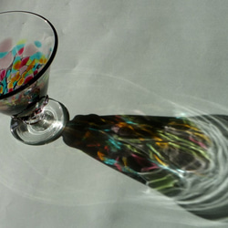 カラーズ　デザートカップ　手作りガラス 3枚目の画像