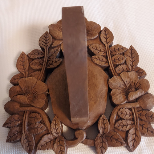 木彫り 木製 鶴 亀 置物 筆掛け 書画小物 アンティーク コレクション