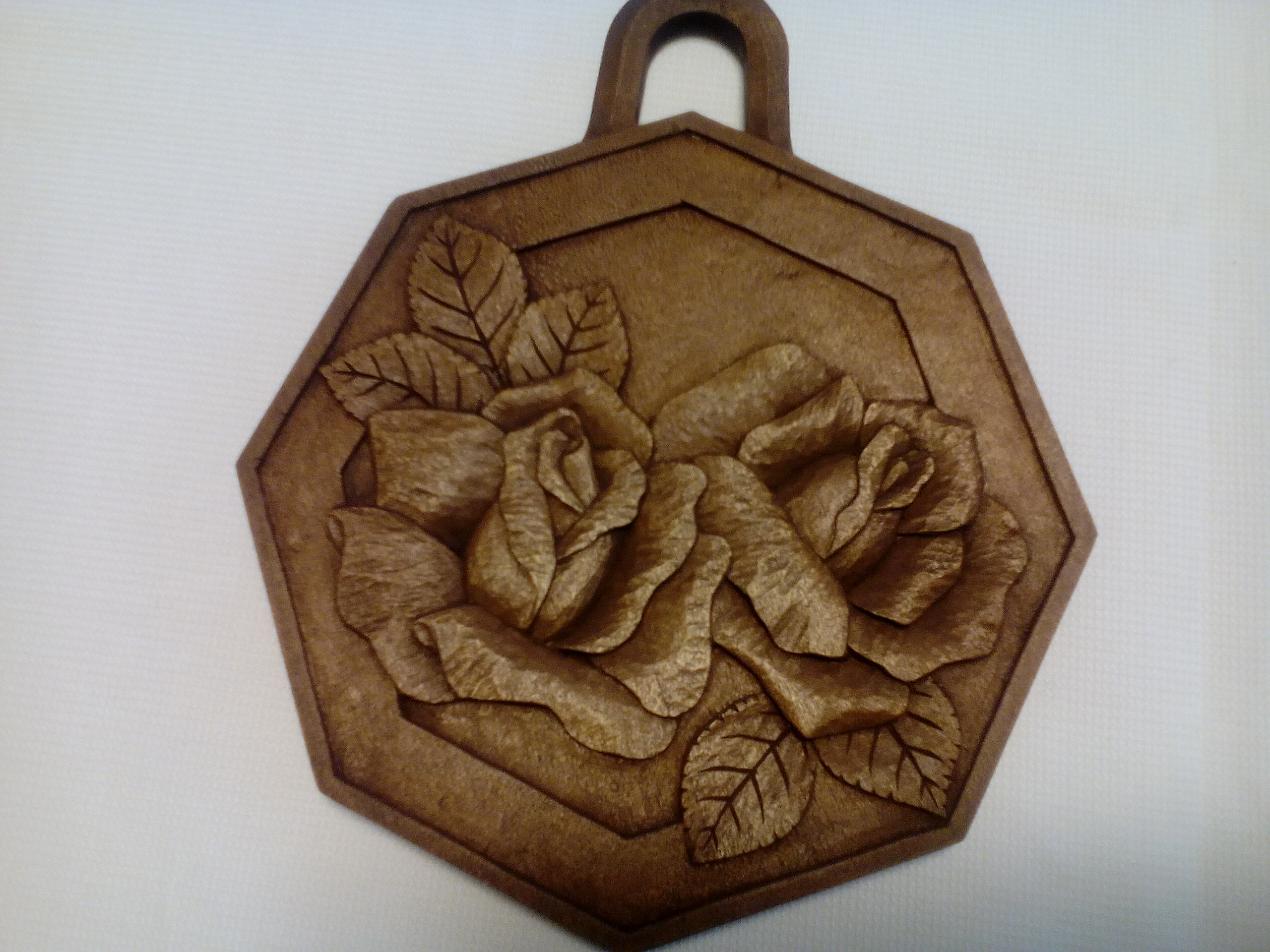 鍋敷き　ハンドメイド　木彫 鍋敷き ハンドメイド 木彫 - メルカリ