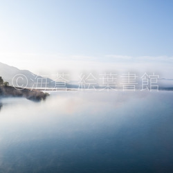 【透明アクリルジグソーパズル】　秋のタウシュベツ橋梁跡(フォトタイプ)　A4サイズ 5枚目の画像