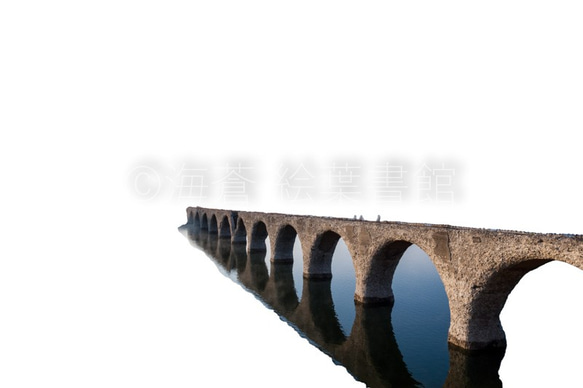 【透明アクリルジグソーパズル】　秋のタウシュベツ橋梁跡(フォトタイプ)　A4サイズ 6枚目の画像