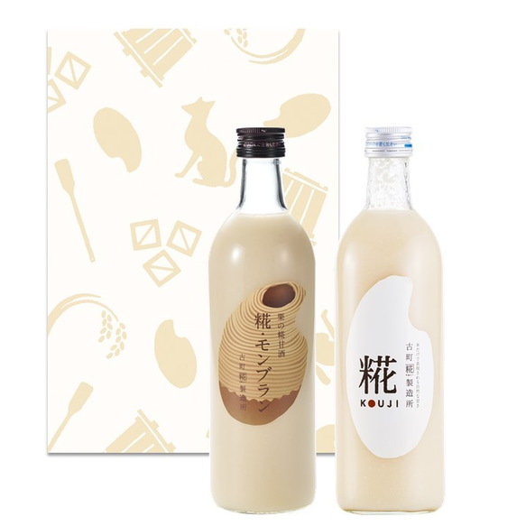 古町糀製造所の糀（麹）の甘酒 ■糀モンブラン■ギフト箱入■瓶詰500ml（2本）■栗香る贅沢な風味 2枚目の画像