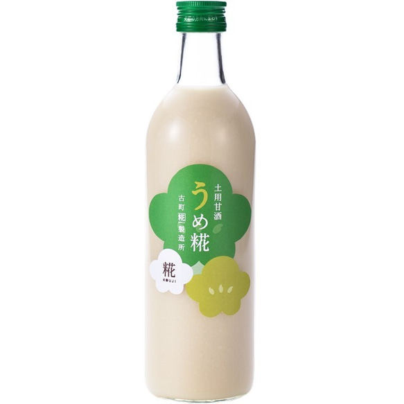 古町糀製造所の糀（麹）のノンアルコール梅甘酒 ■土用甘酒うめ糀■瓶詰500ml（1本） 2枚目の画像