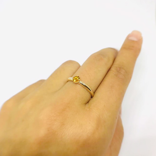 K10YG シトリン リング K10YG（イエローゴールド） カラー