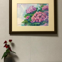 オリジナルA4ポスター「紫陽花　群生」 4枚目の画像