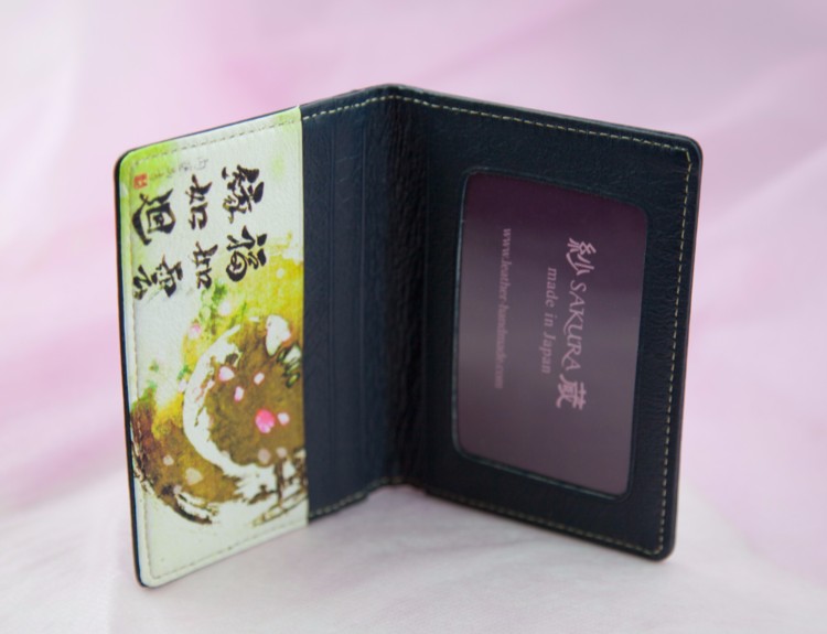 プリントパスケース【福知雲 縁如廻】内藤晶（ネイビー ） 5,400円