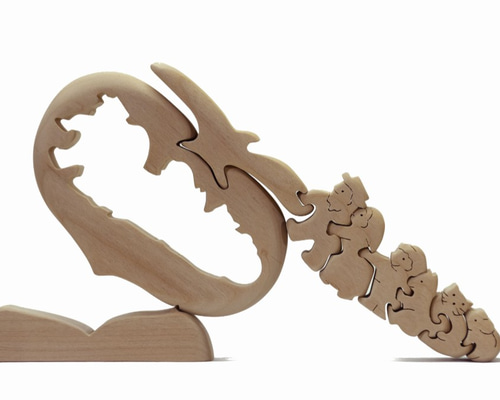 組み木　凸凹工房「おおきなかぶ」 おはなし組木 おおきなかぶ 店頭販売のみ（在庫数0） | 木の