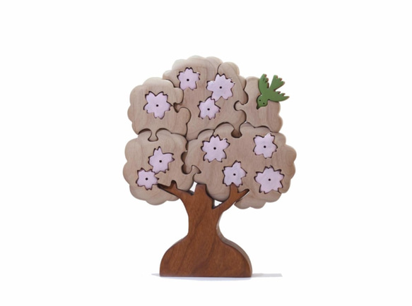 サクラの木（大）の木製パズル その他インテリア雑貨 birdwood 通販