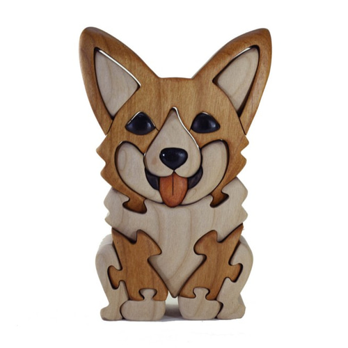 コーギーの木製パズル その他インテリア雑貨 birdwood 通販 7785091