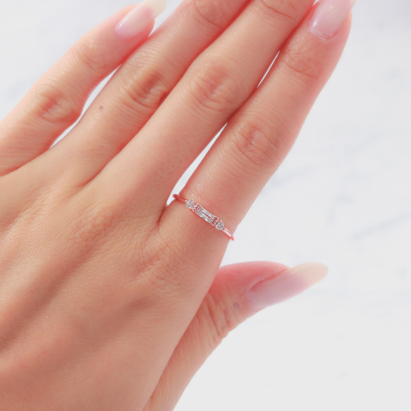 MR04】クラシカルなバケットカットリング／K18PG仕上げ アレルギー