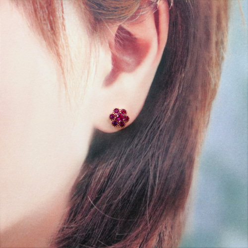 ルビーピアス N24091804988-