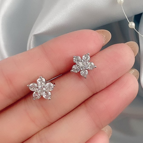 ダイアモンド シルバー925 スタッドピアス
