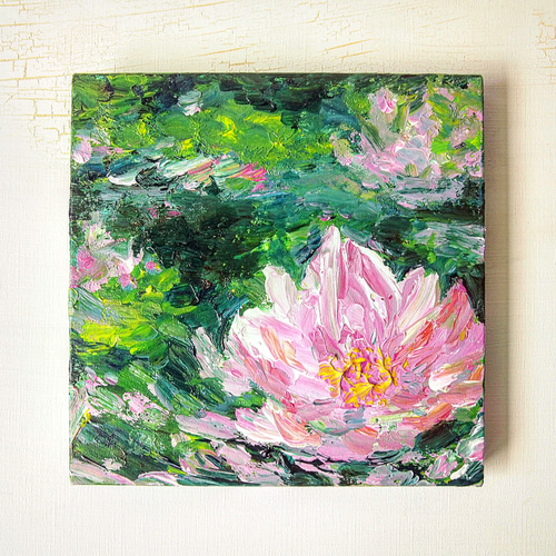 油絵 油彩 油彩画 絵 絵画【ラベンダー畑に立つ一本木