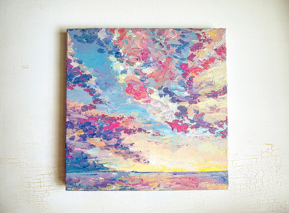 受注制作 空と海の絵 絵画 むらいさき 通販 6112186｜Creema