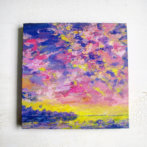 受注制作 / 空と海の絵 絵画 むらいさき 通販 6245835｜Creema