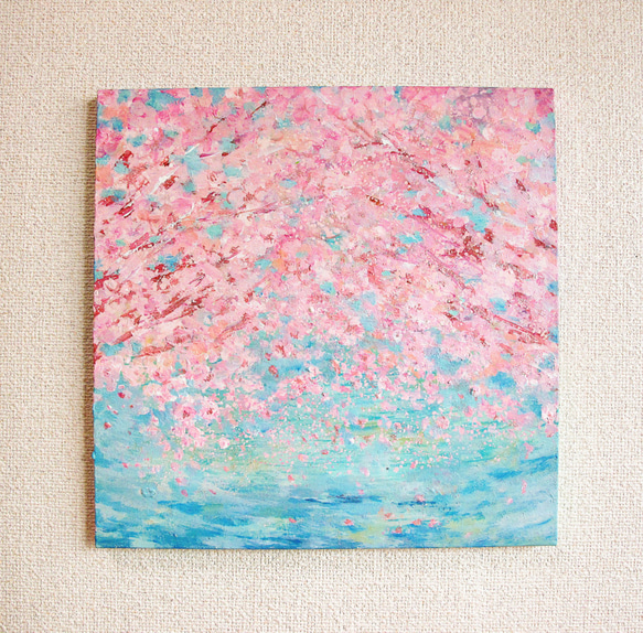 受注制作 原画 春の絵 絵画 むらいさき 通販 6830382｜Creema