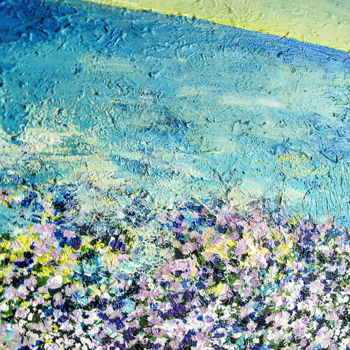 原画 青い空と海の絵 絵画 むらいさき 通販 7315542｜Creema