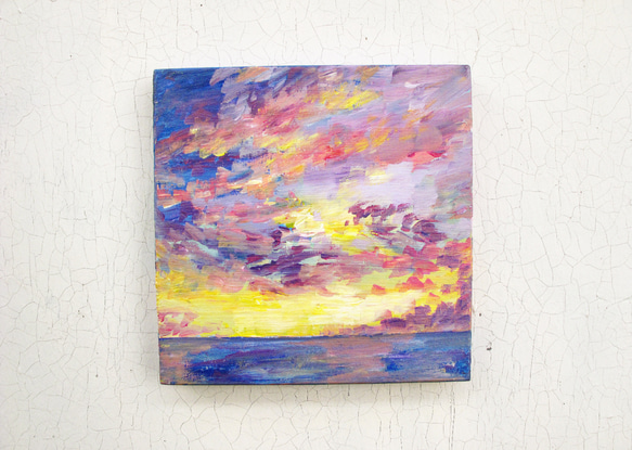 空と海の絵 絵画 むらいさき 通販 7653814｜Creema(クリーマ)