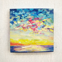 空と海の絵 絵画 むらいさき 通販 7653829｜Creema(クリーマ)