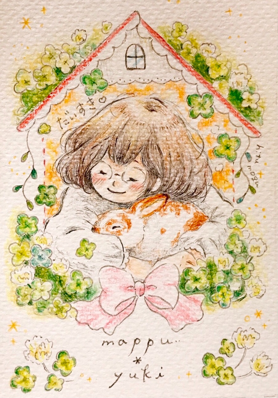 甲斐千香子さん 原画作品 （Creema限定オーダー原画＊うちの子と