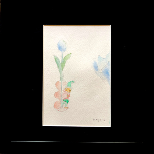 水彩画「チューリップ」原画 絵画 Mayumi 通販 10053111｜Creema