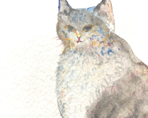 「猫とキッチン」水彩画 原画 水彩画 可愛い子猫 絵画 makochin 通販 16407778｜Creema(クリーマ)