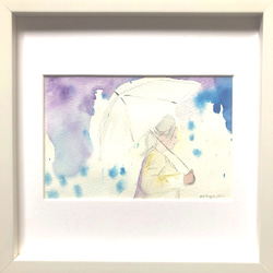 版画/絵画　天夢森流彩　五月雨の傘かしげ 1_b31ac00cff2f10d410625ab0765b