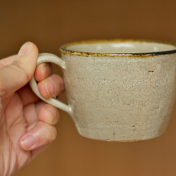 咖啡杯(粉引陶) 第4張的照片