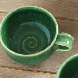 スープカップ（緑） 3枚目の画像