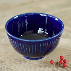 抹茶碗（瑠璃/鎬） 1枚目の画像