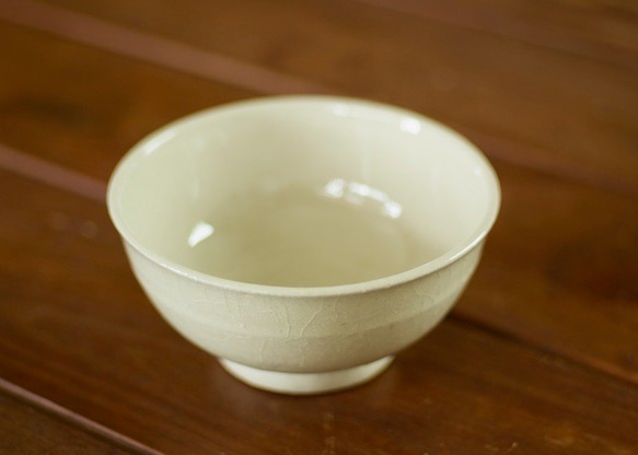 白橡釉お茶碗 1枚目の画像