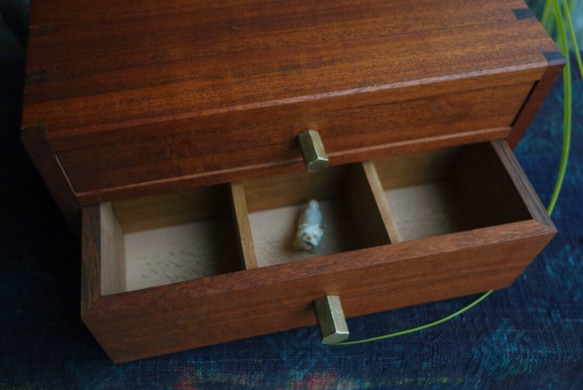 鳩尾榫雙層木櫃(可客製) 第9張的照片