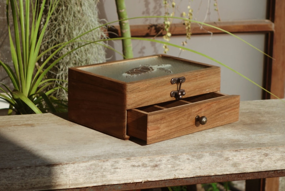 shouzhuo手作り---二層ジュエリーボックス ネックレス・ペンダント 守