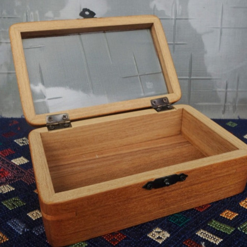 初期の台湾シルバースターガラス木箱 その他インテリア雑貨 守拙手活