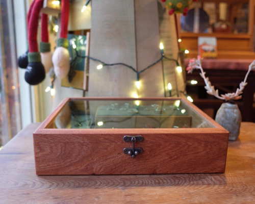 キャビネット　コレクションボックス　アンティーク　木製　ガラス 0_0e92f2bf5ee556b34365eb8fce36