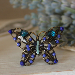 青い蝶・リング 1枚目の画像