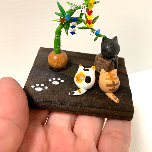 七夕ねこ その他置物 Cat's in the box 通販 7500240｜Creema(クリーマ)