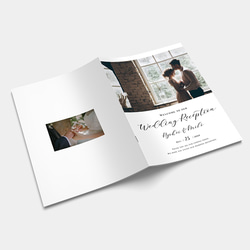 結婚式 プロフィールブック Photography C シンプル 写真 3枚目の画像