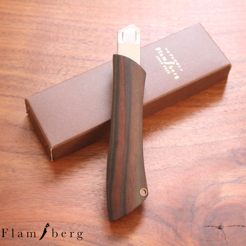 Flamberg キューバンマホガニー S型木製カッターナイフ Flamberg キューバンマホガニー S型木製カッターナイフ （公式